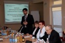 Prezentacja Dyrektora Wojewódzkiego Urzędu Pracy w Rzeszowie Tomasza Czopa na spotkaniu z przedstawicielami uniwersytetów trzeciego wieku