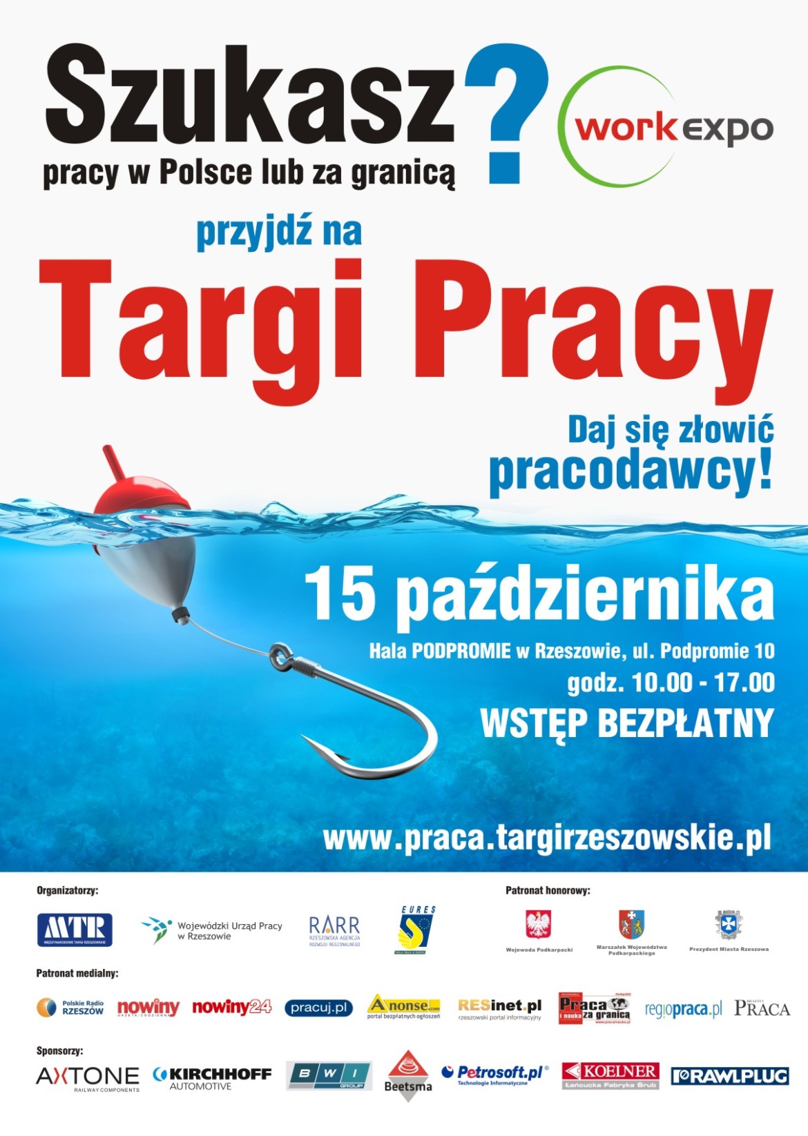 Plakat informacyjny - VIII Europejskie Targi Pracy