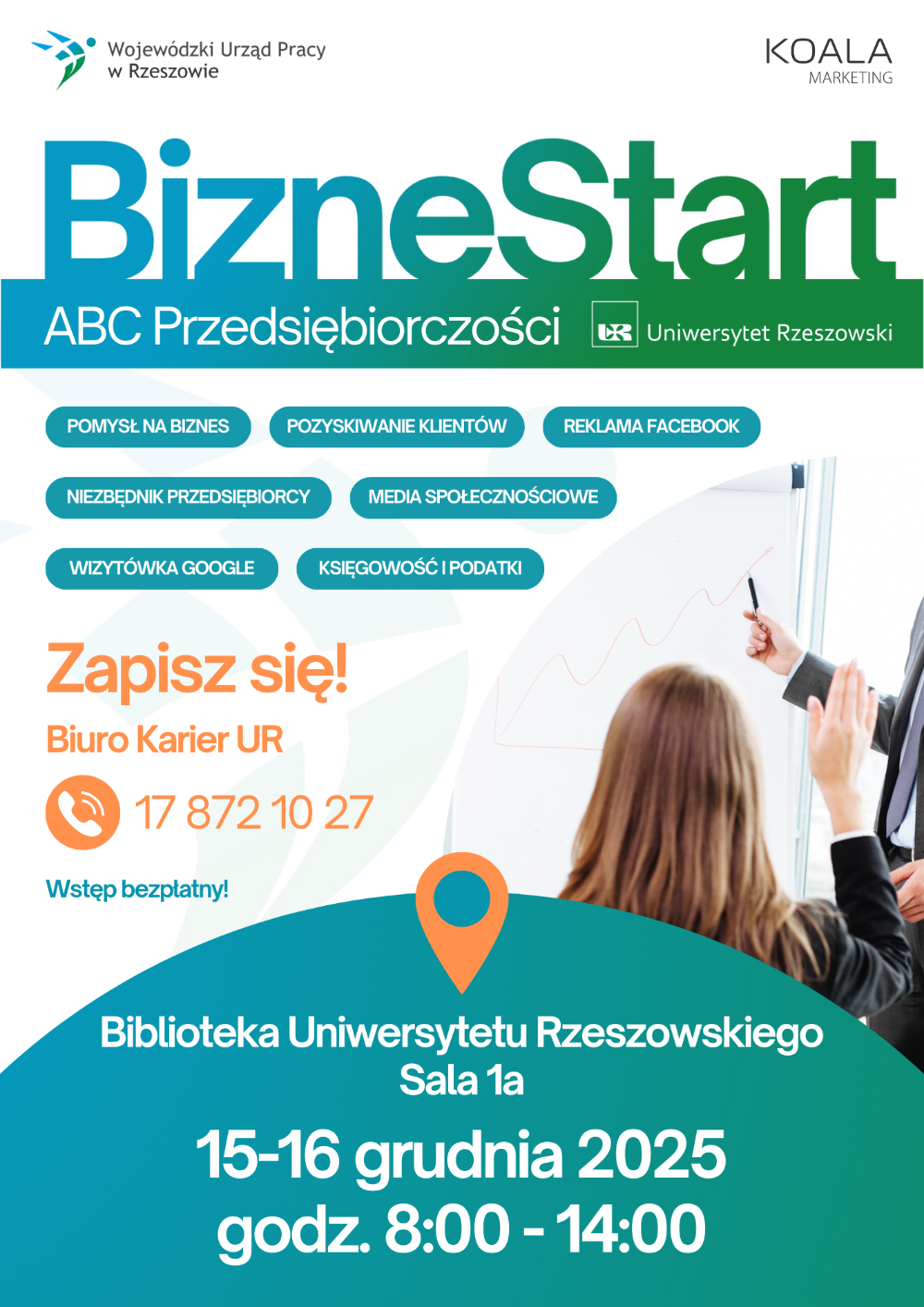 Plakat - ABC Przedsiębiorczości BizneStart
